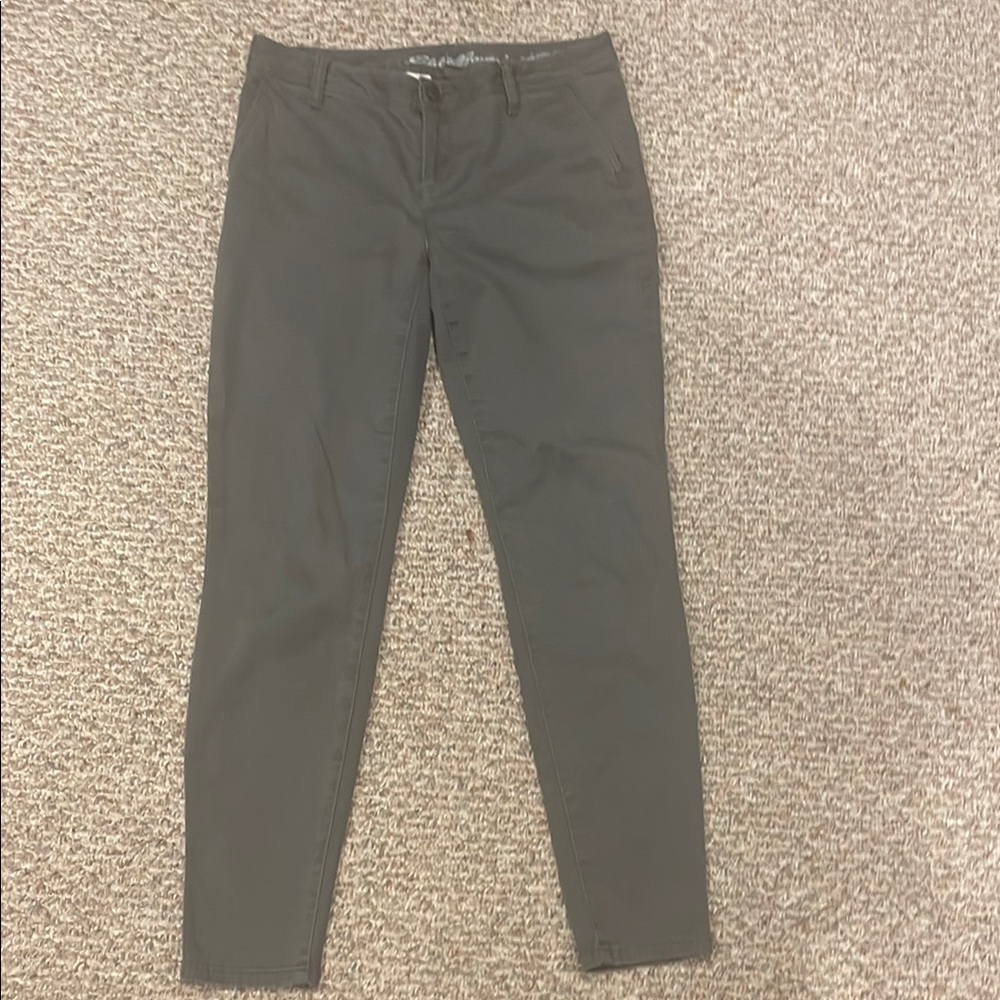 Eddie Bauer Gray Chinos Slim Fit Casual